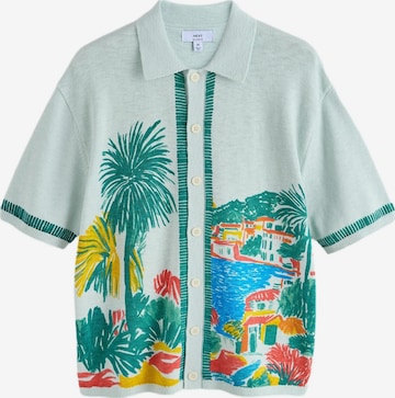 Fit confort Vestes en maille Next en bleu : devant