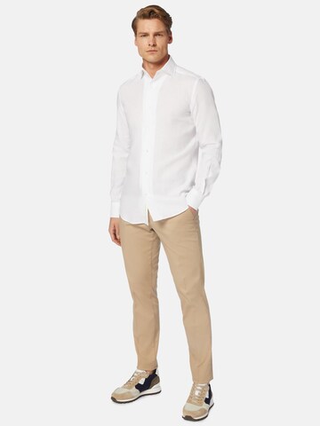 Coupe regular Chemise business Boggi Milano en blanc