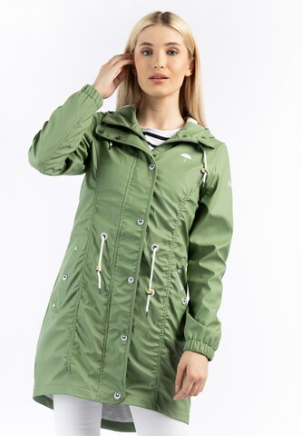 Schmuddelwedda Raincoat in Green: front