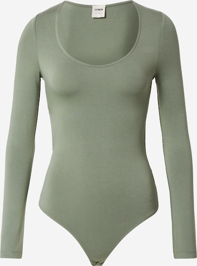 ABOUT YOU x Laura Giurcanu Shirt Bodysuit 'Lynn' in Green, Item view