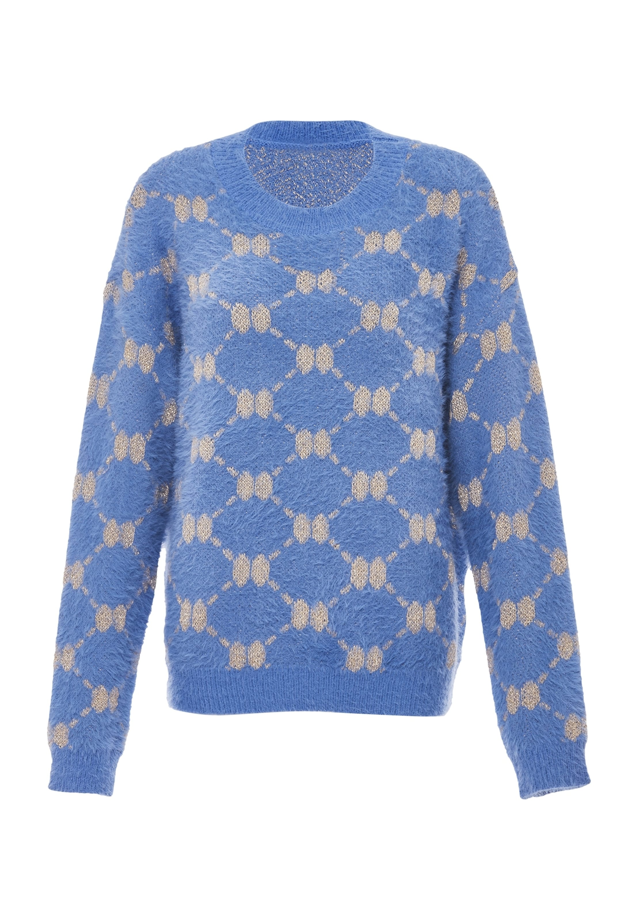 ebeeza Sweater in Blue: front