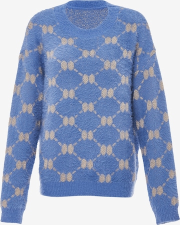 mėlyna ebeeza Megztinis: priekis