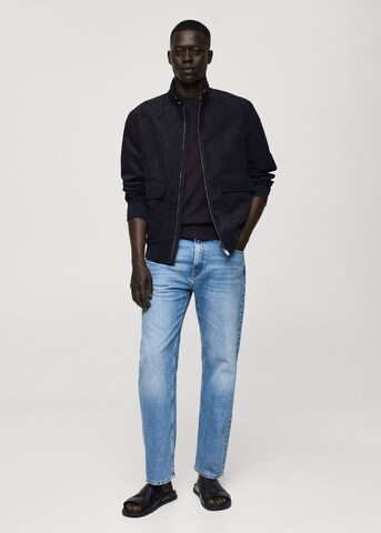 MANGO MAN Between-Season Jacket 'Jack' in Blue