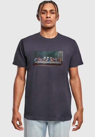 MT Men T-Shirt  'Can't Hang With Us' in Blau: Vorderseite