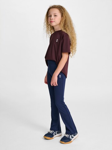 Hummel Flared Sportbroek in Blauw