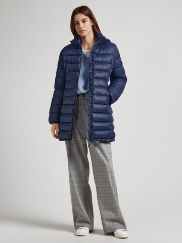 Pepe Jeans Winter Coat 'MADDIE' in Blue