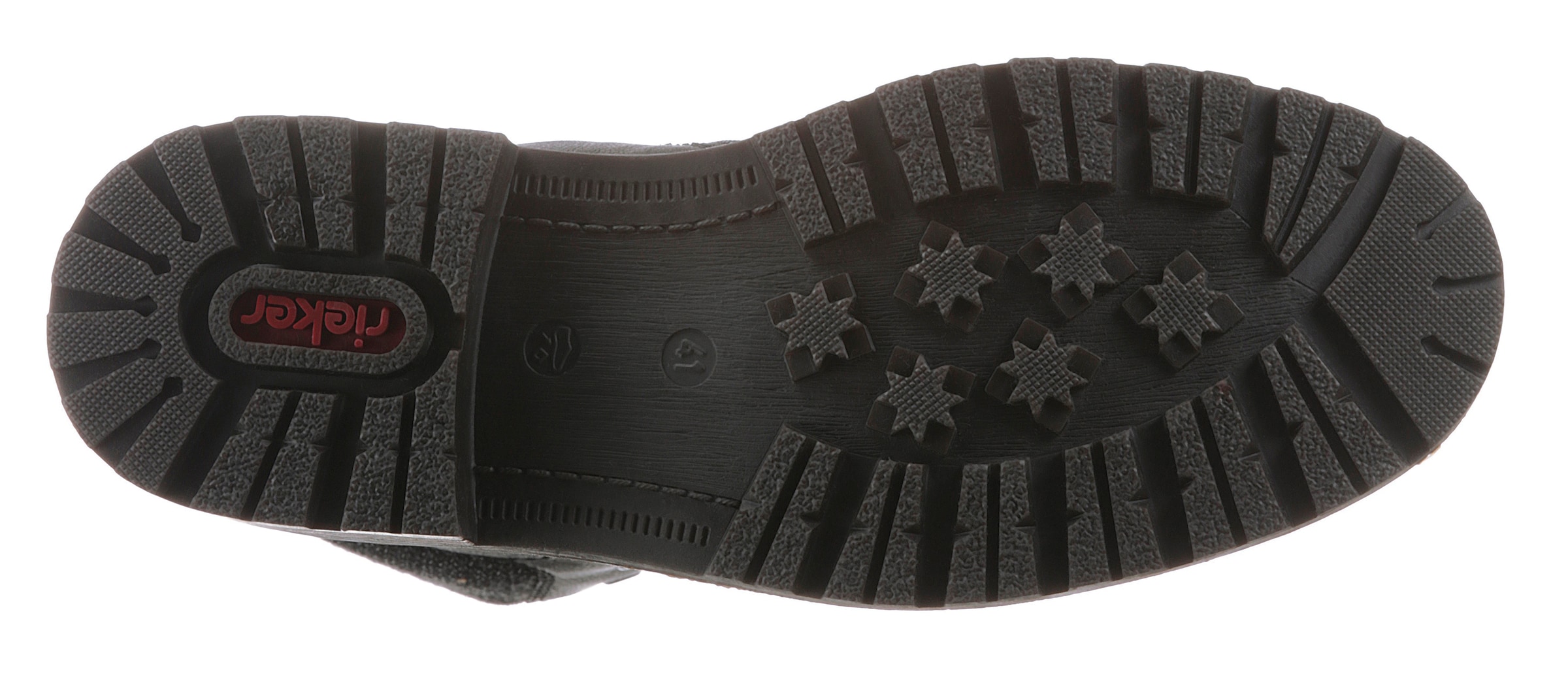 Rieker Боти с връзки в черно