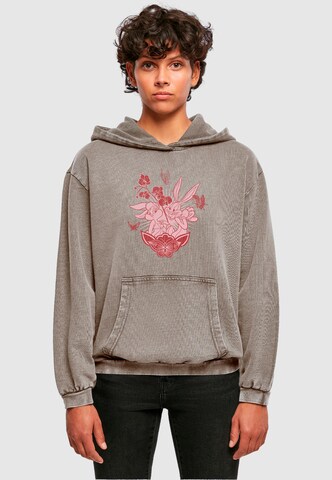 ABSOLUTE CULT Sweatshirt 'Looney Tunes - Bunny' in Grey: front