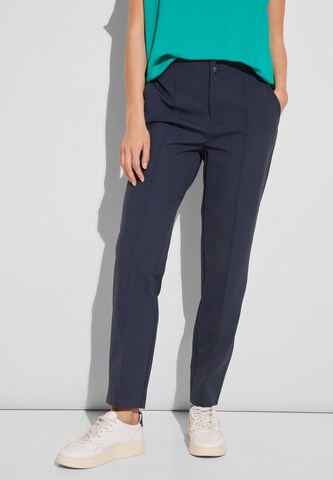 STREET ONE Slimfit Hose in Blau