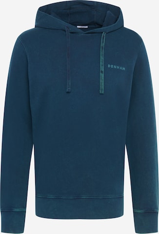 DENHAM Sweatshirt 'BAKER' in Blau: front