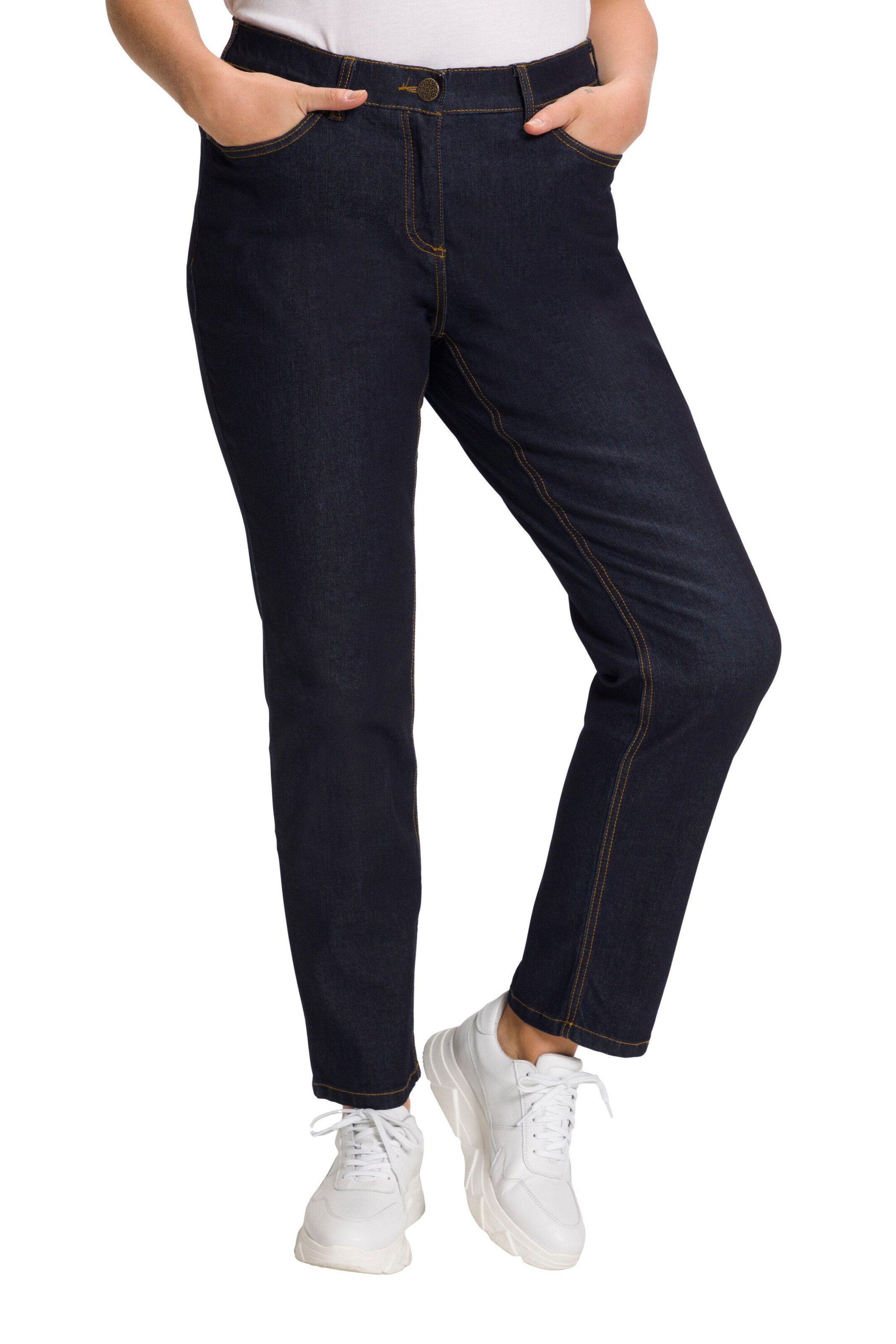 Ulla Popken Slim fit Jeans 'Sammy' in Blue: front