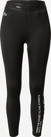 Lacoste Sport Skinny Sportovní kalhoty – černá: přední strana
