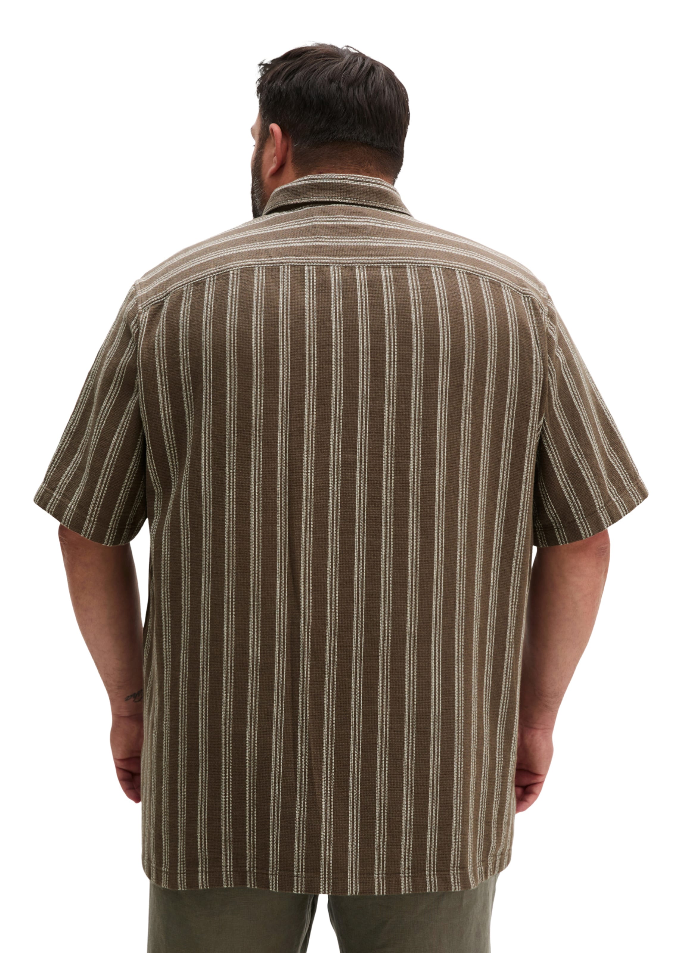 Marc O'Polo Regular fit Button Up Shirt in Brown