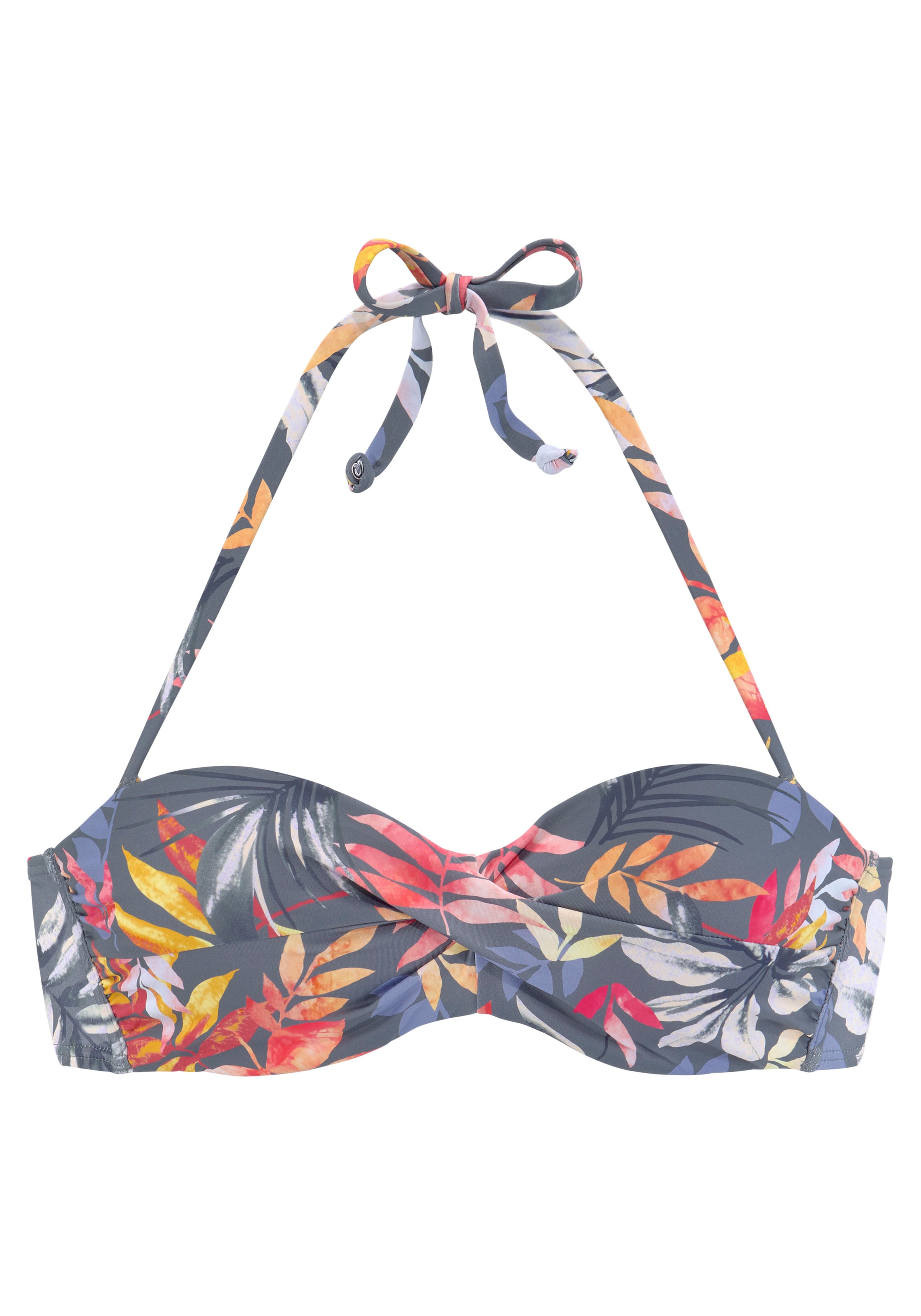 Fascia Top per bikini di VIVANCE in grigio: frontale