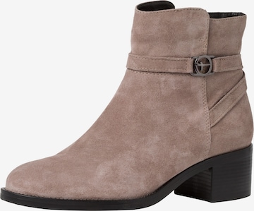 Bottines TAMARIS en beige : devant