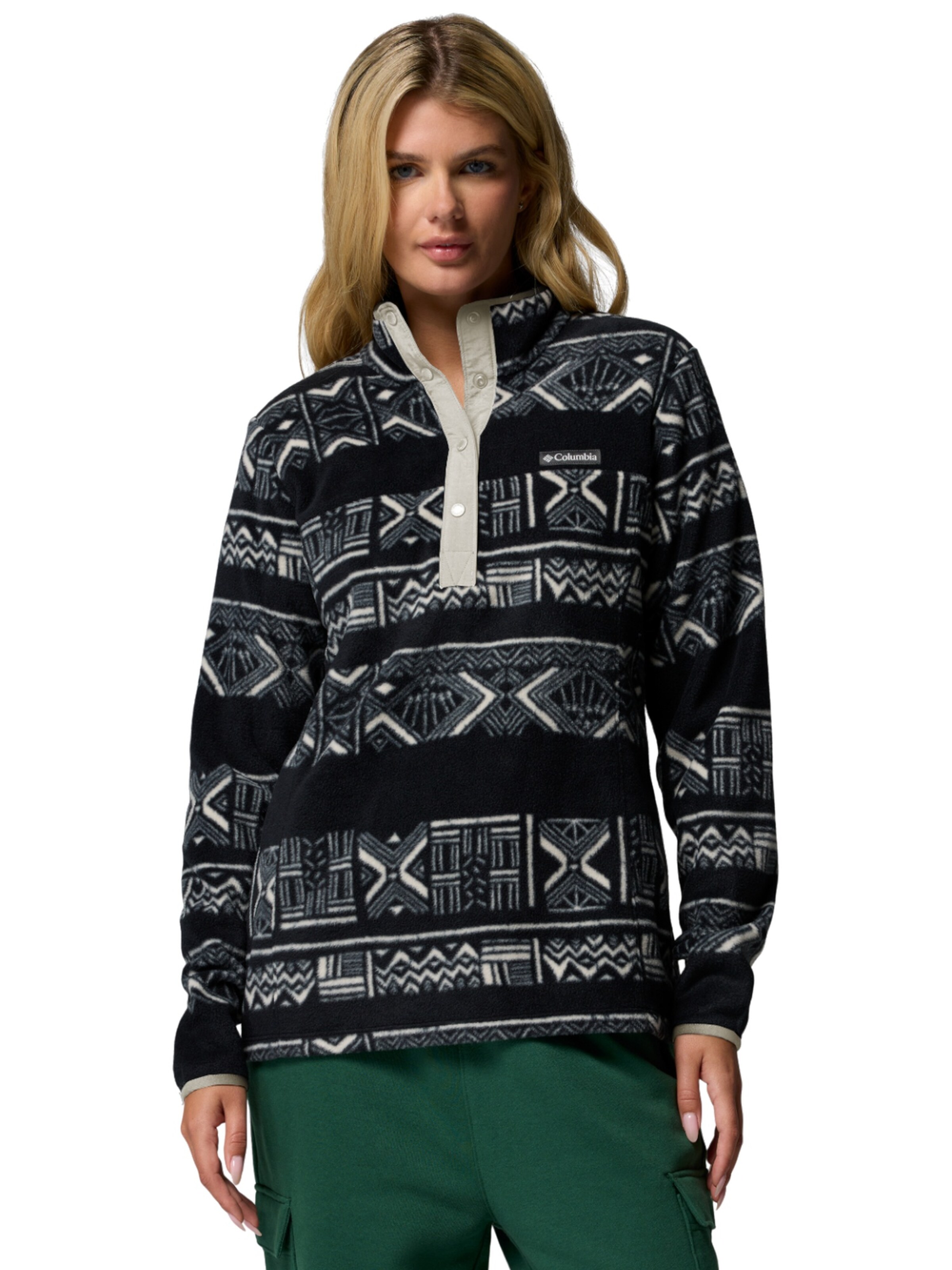 COLUMBIA Athletic Fleece Jacket 'Columbia Benton Springs Full Zip Fleece' in S in Black, Item view