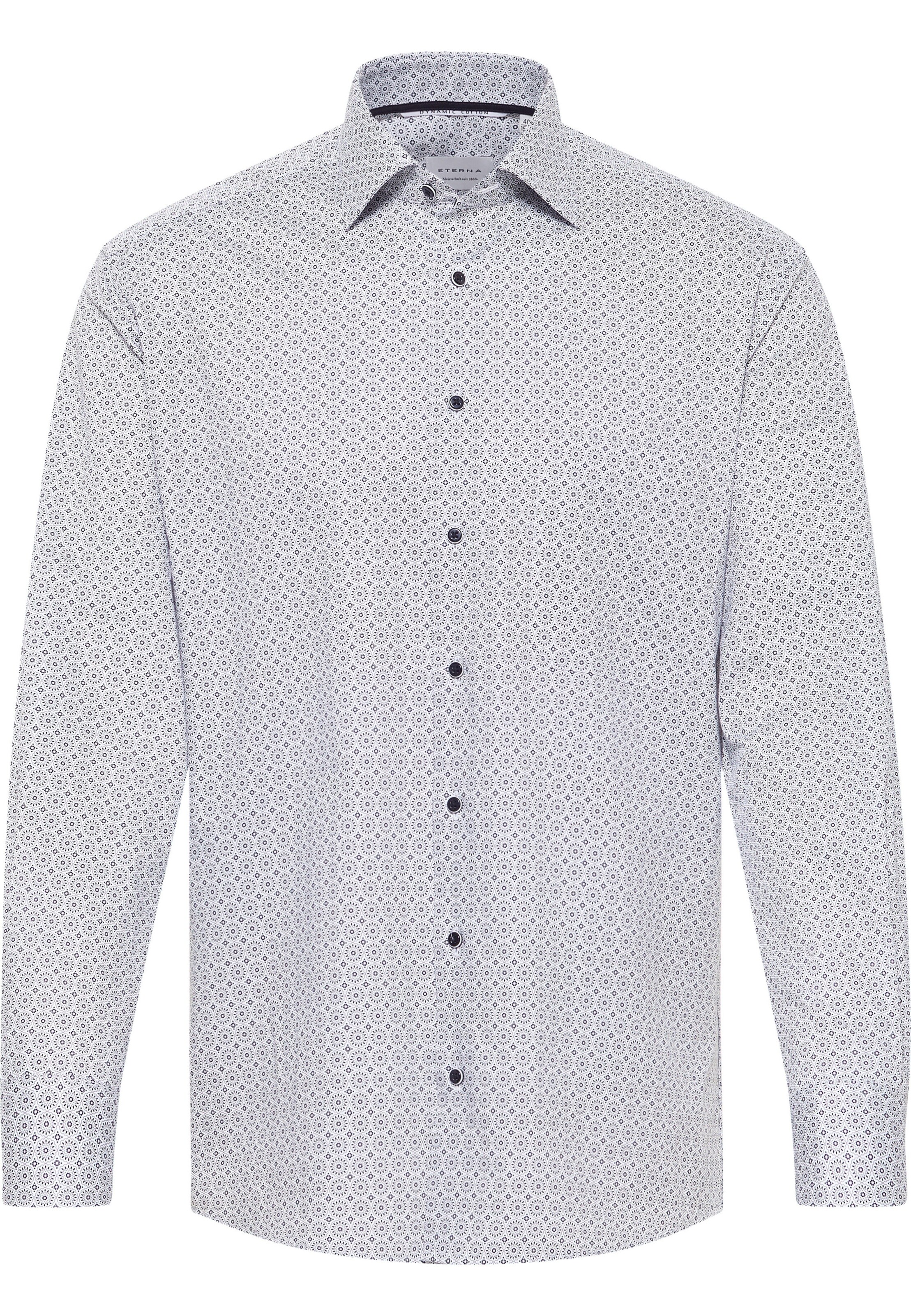 ETERNA Button Up Shirt in Silver grey / Black, Item view