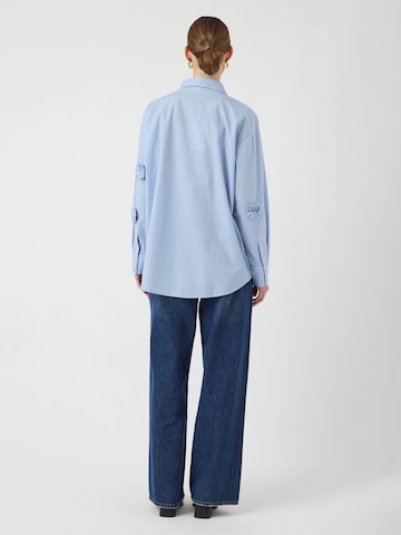 YAS Blouse 'YASROSIE' in Blauw