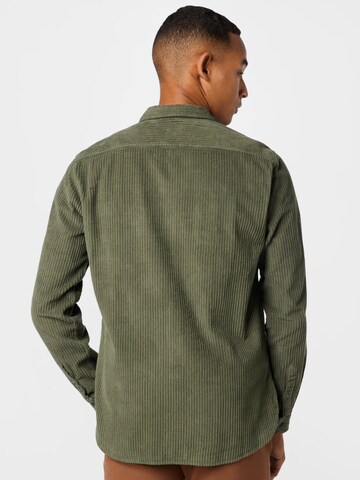 Brava Fabrics Regular fit Button Up Shirt in Green