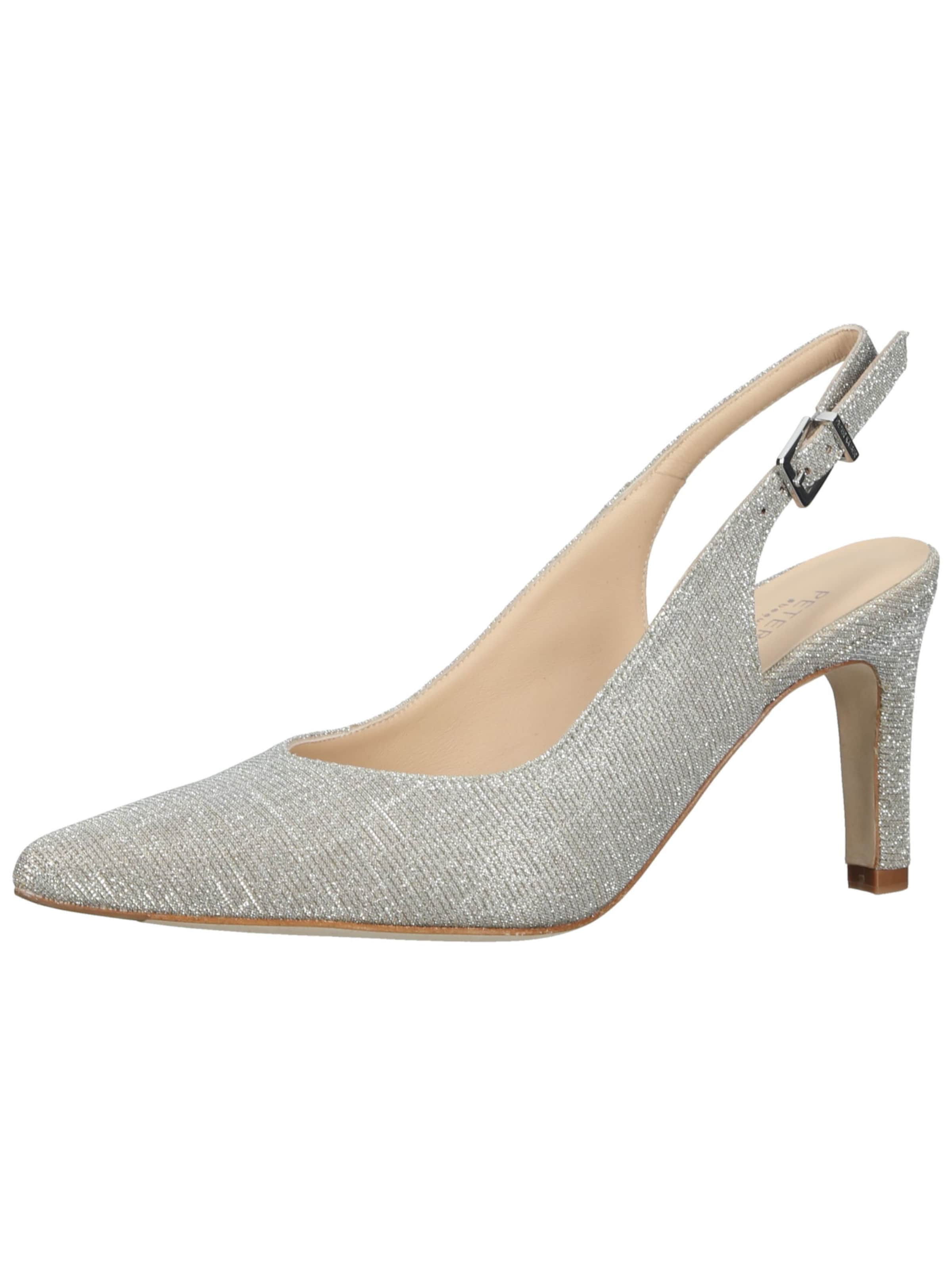 PETER KAISER Slingpumps in Silber: Vorderseite