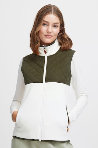 Oxmo Vest 'Malina' in Green: front