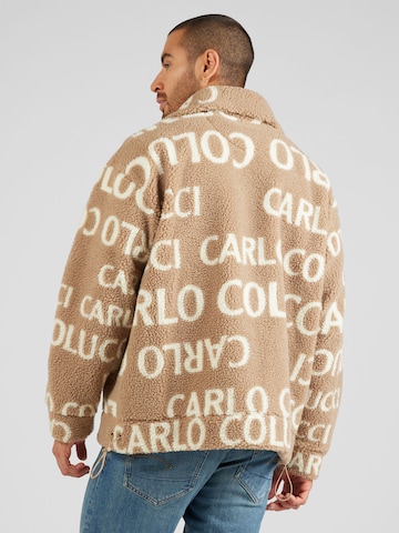 Carlo Colucci Φθινοπωρινό και ανοιξιάτικο μπουφάν σε καφέ