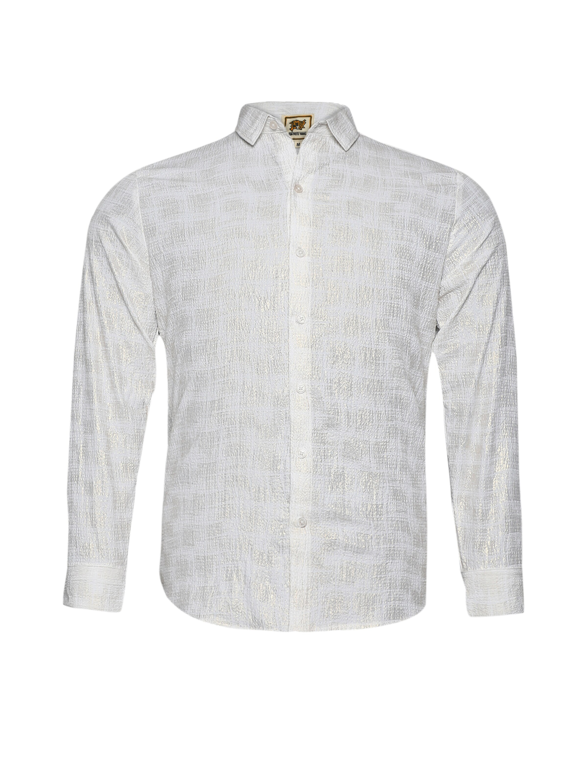 Campus Sutra Regular fit Skjorta &#x27;Raiden&#x27; i vit: framsida