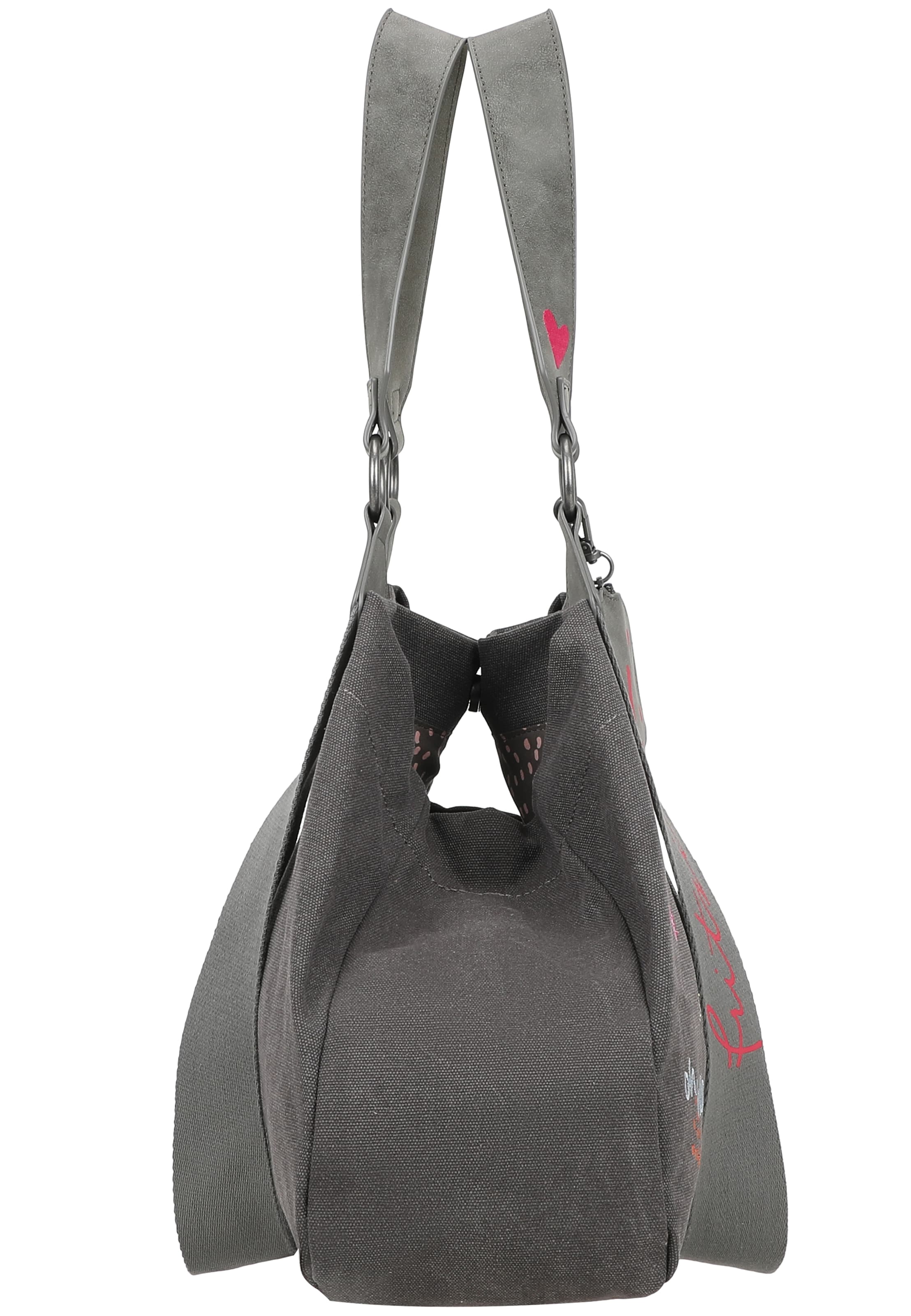 Fritzi aus Preußen Shopper 'Izzy Medium Limited Embro Fun' in Grijs