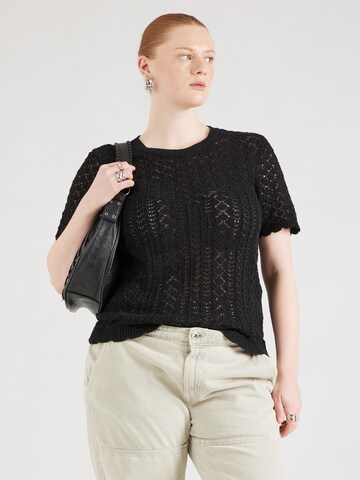 Pullover 'CARSaga' di ONLY Carmakoma in nero: frontale