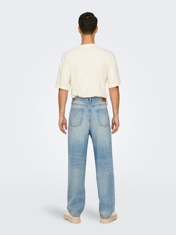 Only & Sons Loosefit Jeans '22032330'‌‌‌‌‌‌‌ in Blau