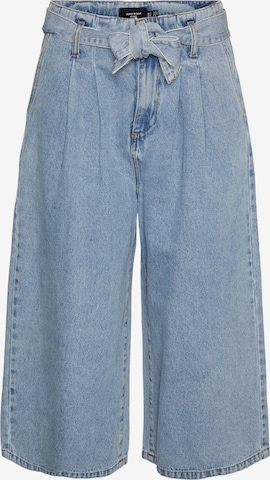 Wide leg Jeans con pieghe 'LESLEY' di VERO MODA in blu: frontale