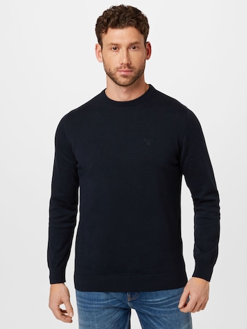 Barbour Sweater in Blue: front