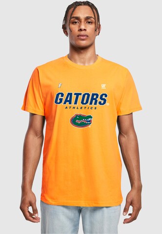 Merchcode Shirt 'Florida Gators Athletics' in Oranje: voorkant