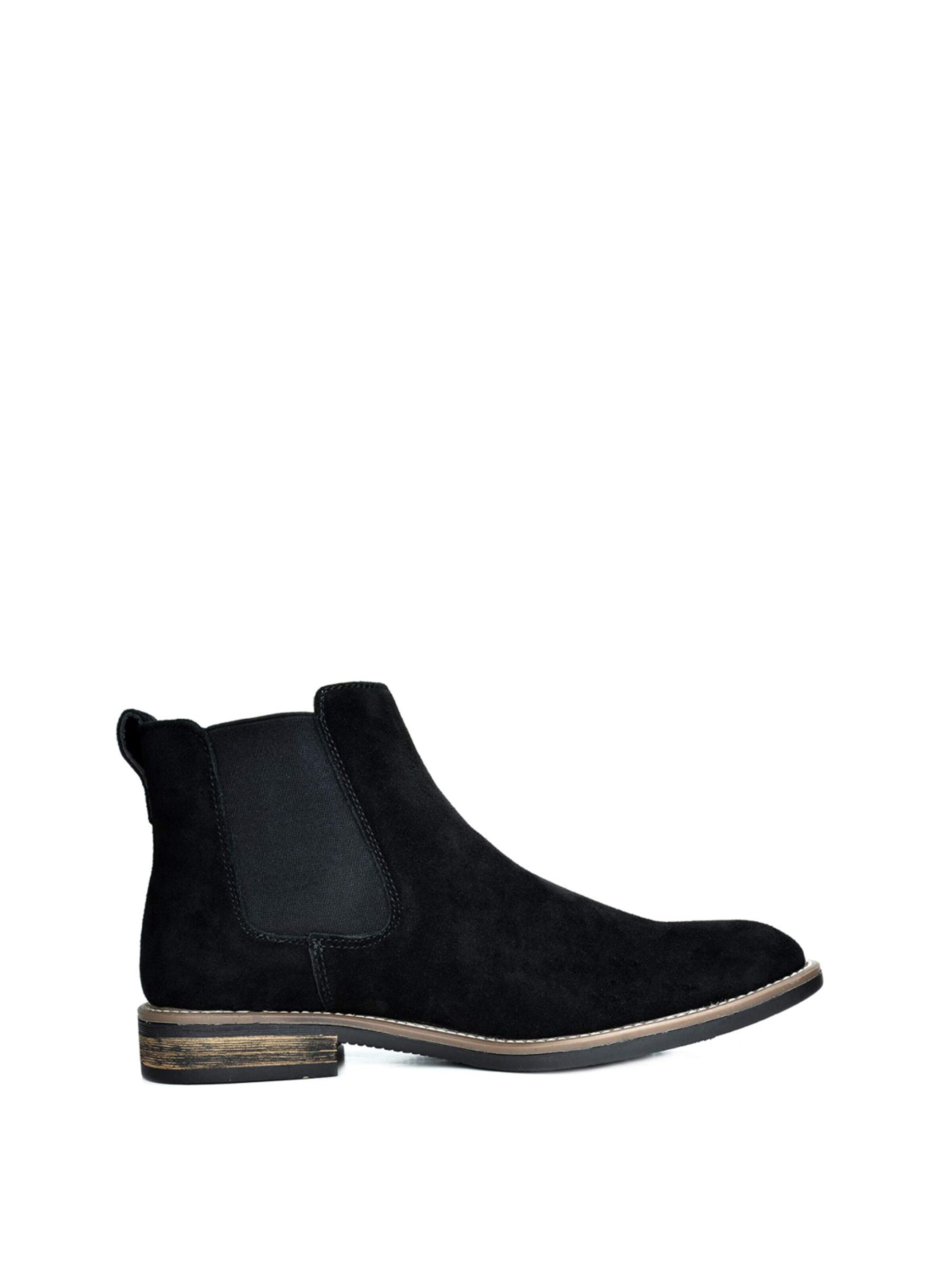 Bruno Marc Chelsea Boots in Black