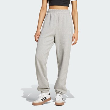 ADIDAS ORIGINALS Tapered Pants 'Essentials' in Grey: front