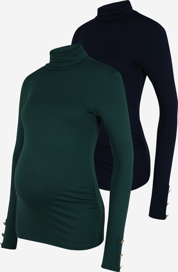 Dorothy Perkins Maternity T-shirt en bleu marine / vert, Vue avec produit