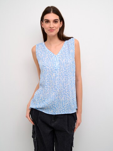 Kaffe Blouse 'Amber' in Blauw: voorkant
