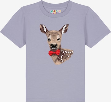 watabout.kids Shirt 'Rehkitz' in Purple: front