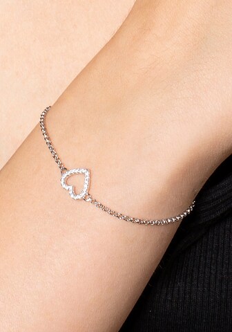 XENOX Bracelet 'Herz, Love Story' in Silver