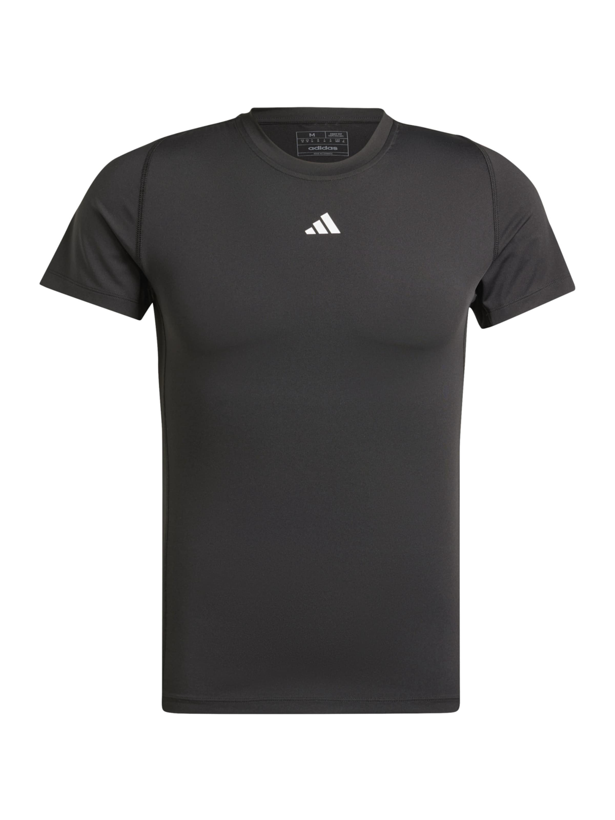 ADIDAS PERFORMANCE Funktionsshirt in Schwarz: Vorderseite