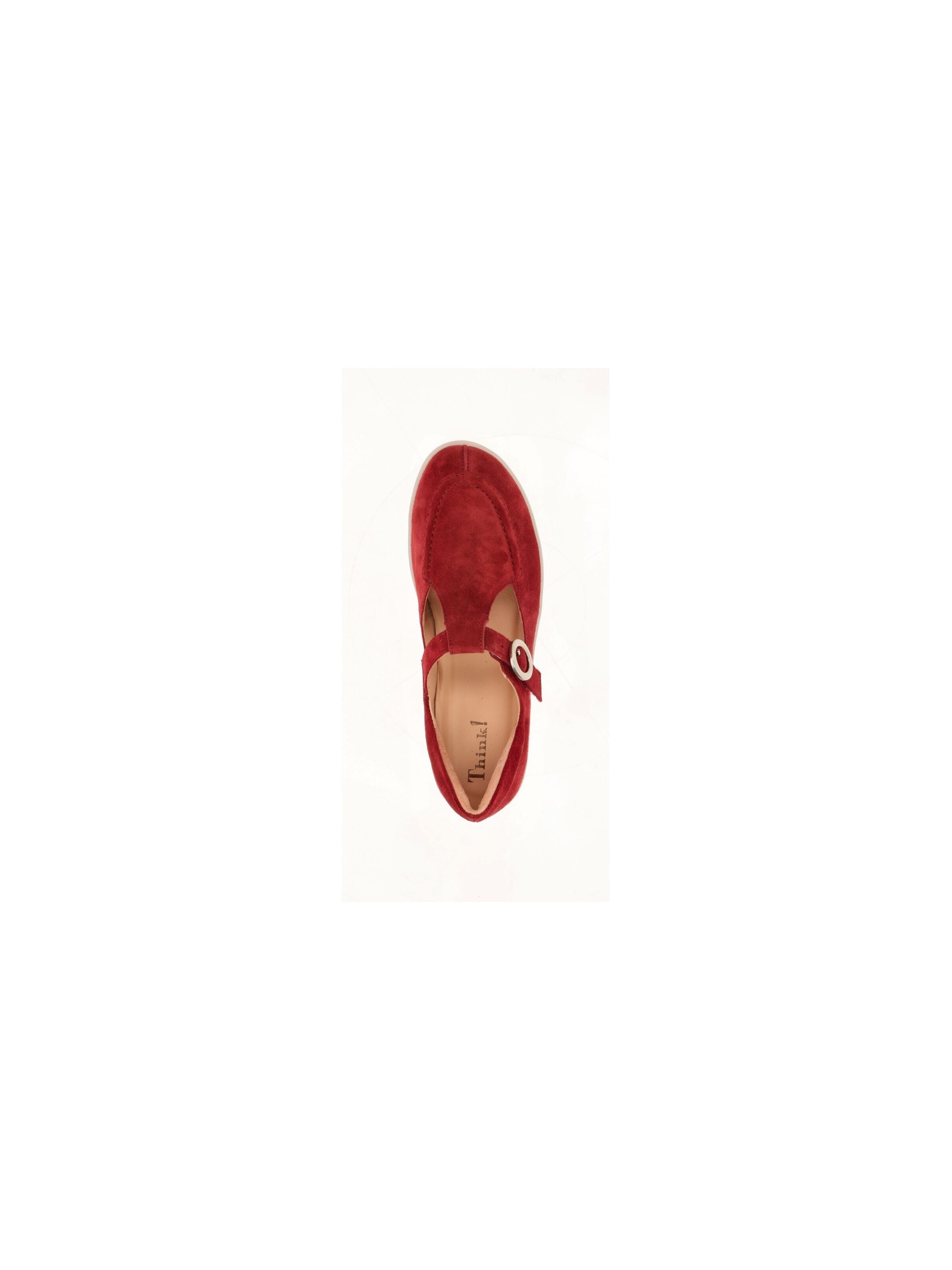THINK! Slippers 'Think Nature Schuhe Slipper rot Klett 1116' in Red