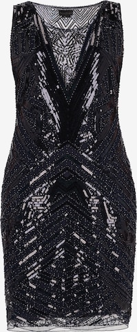 NAEMI Рокля за коктейл в синьо: отпред