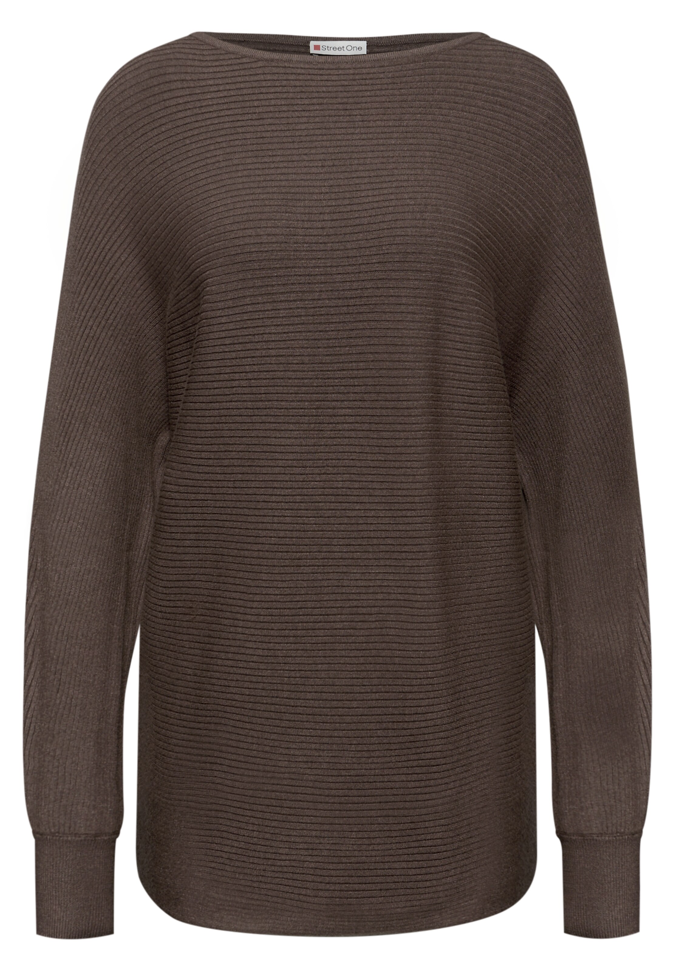 STREET ONE Pullover in Braun: Vorderseite