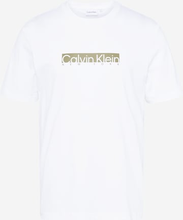 Calvin Klein - Camiseta en blanco: frente