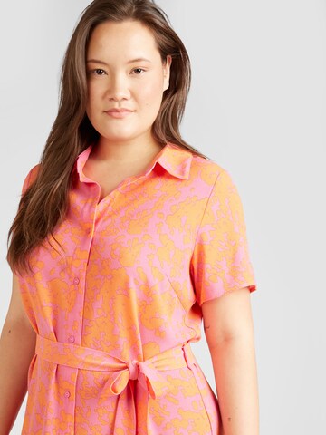 Abito camicia 'LUX' di ONLY Carmakoma in rosa