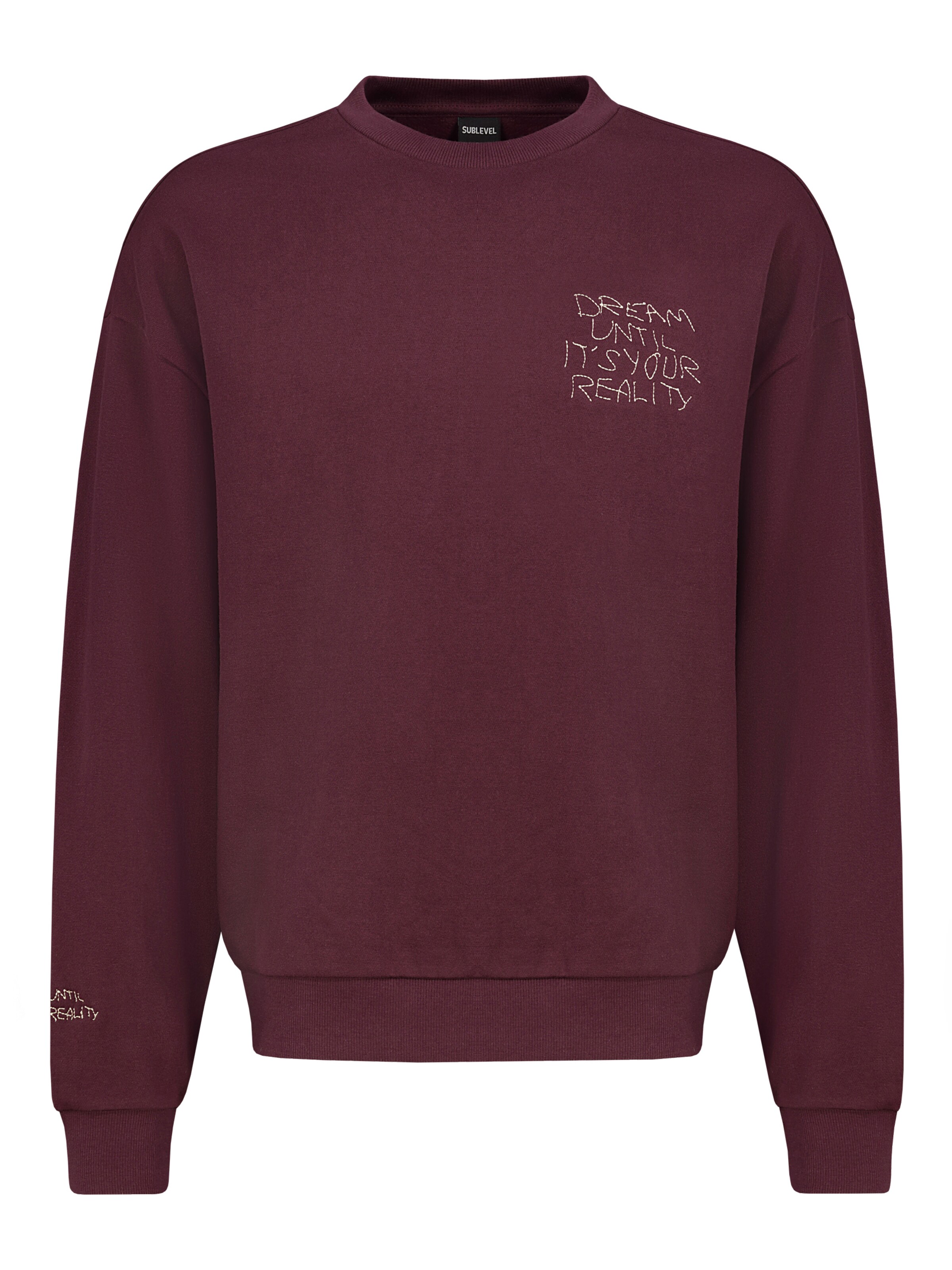 Sublevel Sweatshirt in Rood: voorkant