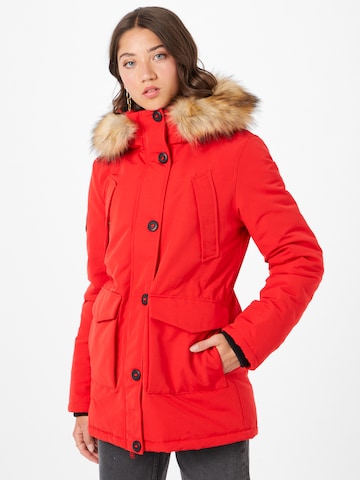 Veste d’hiver 'Everest' Superdry en rouge : devant