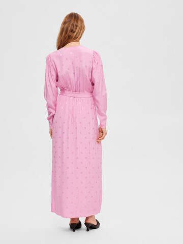 SELECTED FEMME Blusenkleid in Pink