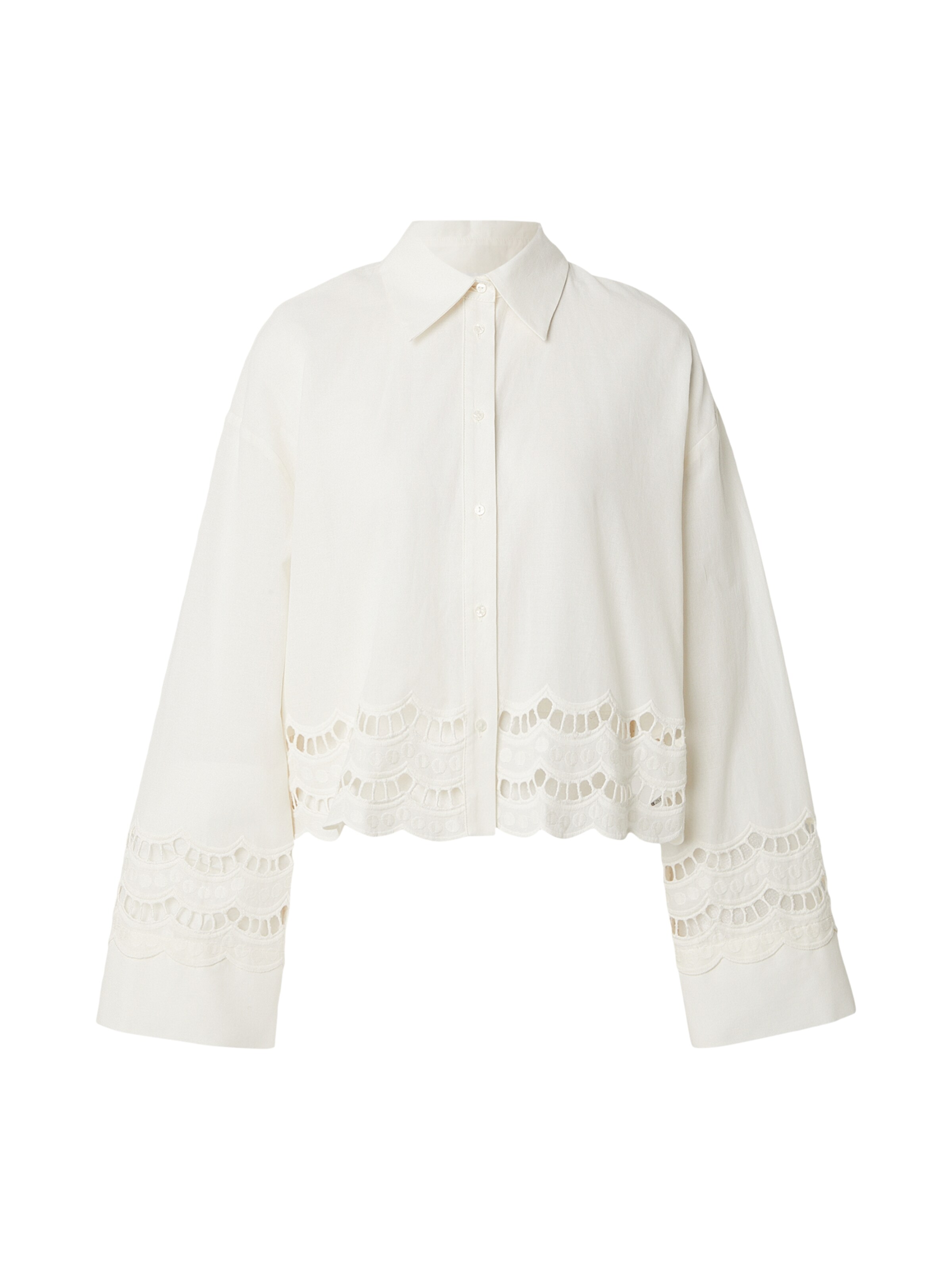 Camicia da donna 'Sophia' di EDITED in bianco: frontale