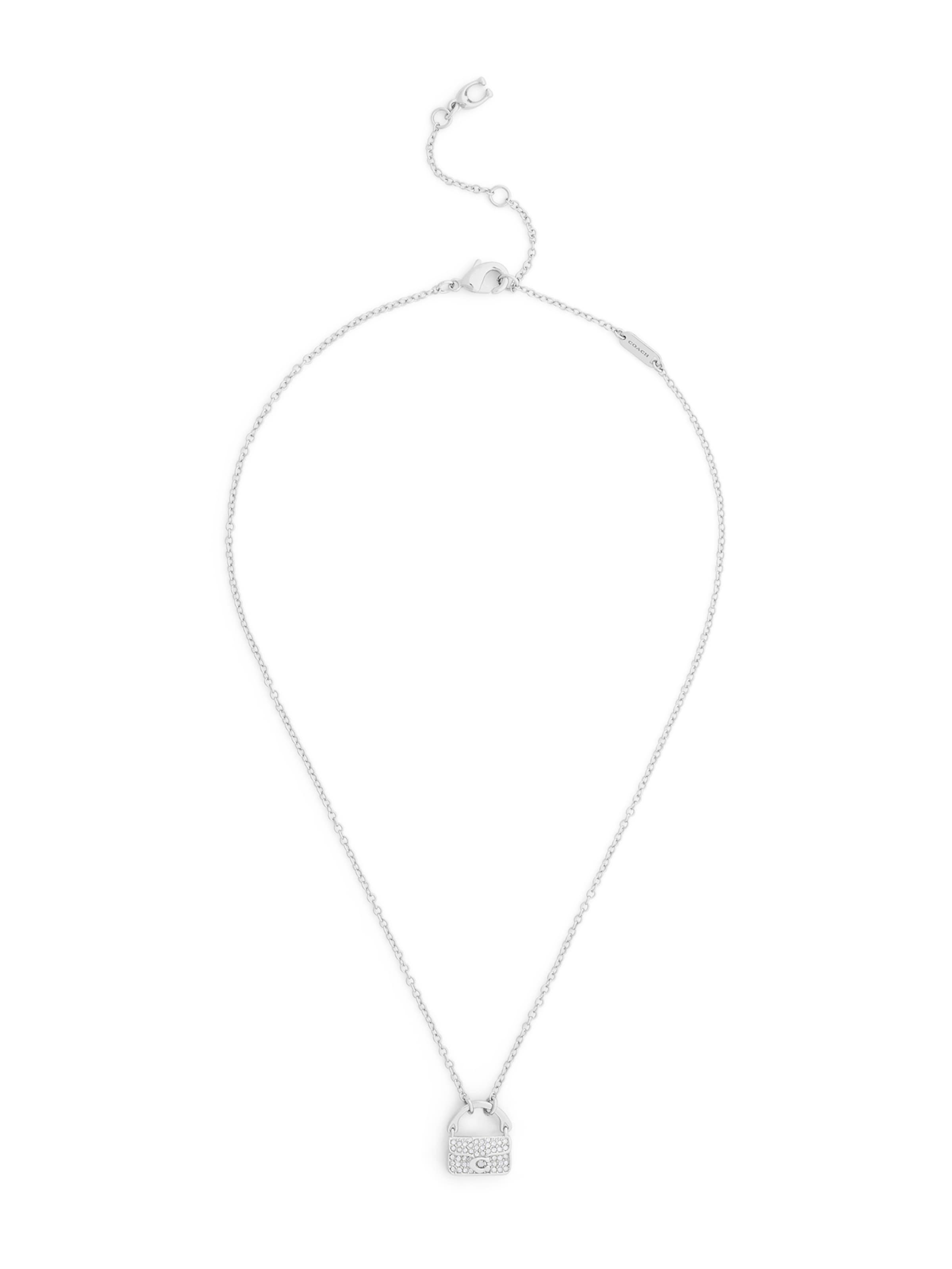 Collana di COACH in bianco: frontale